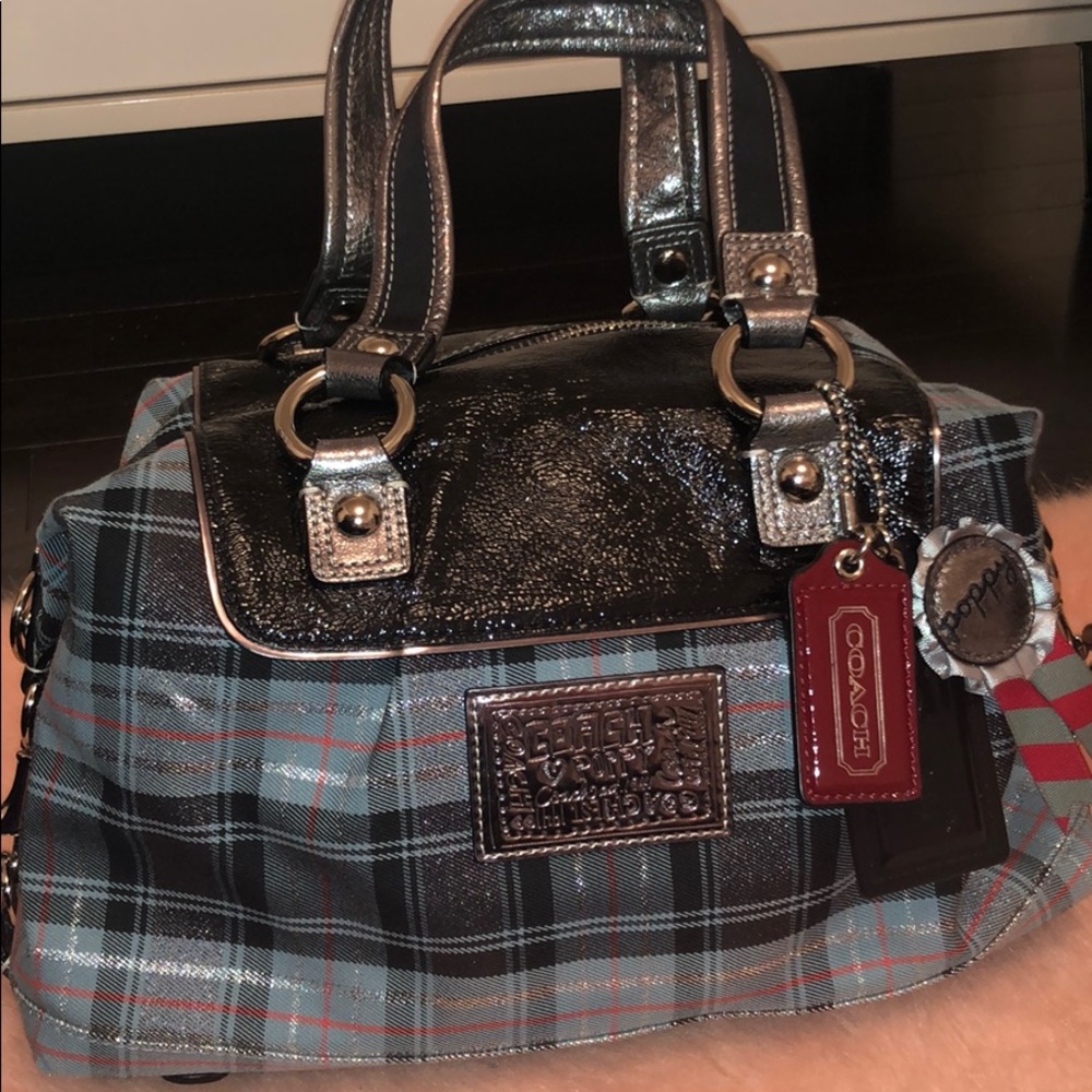 Coach brand new mini multicoloured purse